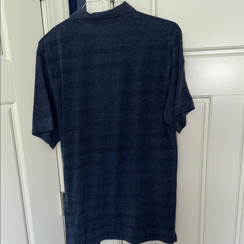 Travis Mathew Lightweight Blue Polo Shirt - Picture 3 of 3